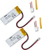 402050 Battery Compatible for Multiple Devices, 402050 Replacement Batteries with PH 2.54 JST Connector