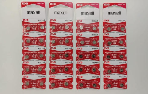 Maxell 10 LR41 AG3 192 1.5V x Alkaline Batteries