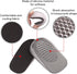 Premium Heel Cushions for Pain Relief & Shoe Comfort, Gel Inserts for Women and Men, Small (1.4" Height), Black