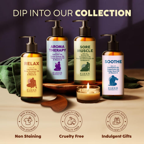 Aromatherapy Massage Oil, 6.76 Oz - Deeply Moisturizing & Relaxing for Full Body Massage, Blended with Lavender, Orange
