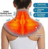 Yondaha 3 Settings, Heated Neck and Shoulder Wrap USB Electric Scarf with Vibration Massage, Cordless for Stiff