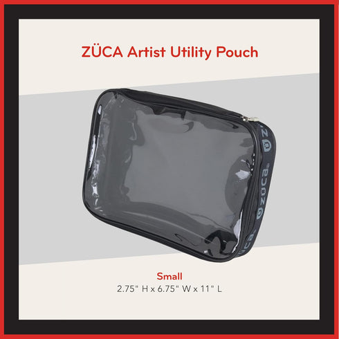ZUCA Pro & Sport Bag Extra-Large Utility Makeup Pouch - Durable Cosmetic Storage Solution for Travel & Professional Use