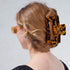 Large Hair Claw Clips Big Cutout Tortoise Shell Celluloid Hair Jaw Clips for Women Ladies