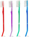 4-Pack Orthodontic Toothbrushes, Double-Ended Design, V-Trim Brush and Interspace Brush for Effective Braces Cleaning