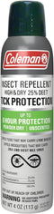 Coleman Tick Repellent Spray, 25% DEET Insect Repellent for Strong Protection Against Ticks & Mosquitoes, 4oz