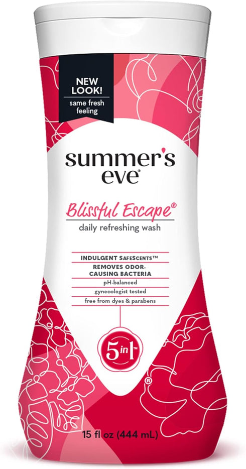 Summer's Refreshing Feminine Hygiene Bundle: Eve Blissful Escape Body Wash & Wipes