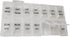 London Health Products (1) Twice a Day Pill Organizer, Weekly Day and Night Pill Container, Day and Night Medication