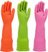 IUCGE Rubber dishwashing gloves 3 or 6 Pairs for kitchen,Cleaning washing dish gloves