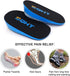 SQHT's Height Increase Insoles - Heel Shoe Lift Inserts for Men & Women, Cushion for Achilles Tendonitis (Large 1"