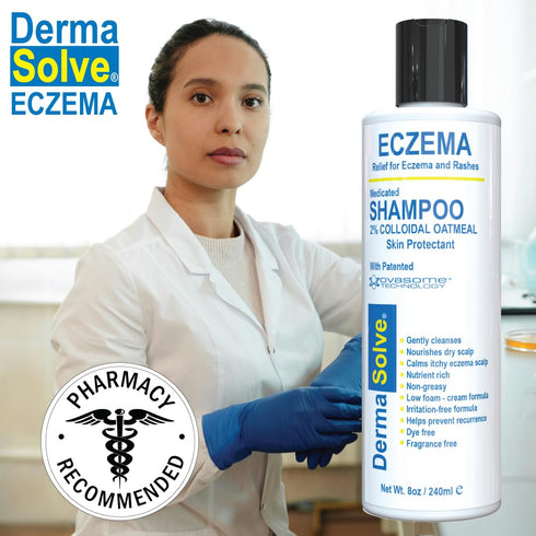 Pack) Eczema Shampoo & Conditioner (Combo - Flare Control Scalp & flake Relief Therapy that Protects, Moisturizes
