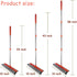 Window Squeegee for Window Cleaning, Squeegee Window Cleaner Tool 2 in 1 Car Window Cleaning Tool with Extension Pole 58‘’ Telescopic Window Washing Equipment, Shower Squeegee for Shower Glass Door