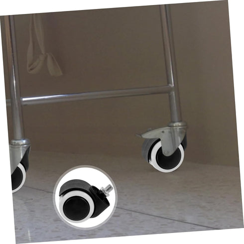 4pcs Heavy Duty Replacement Wheels - Rolling Cart Accessories