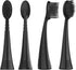 Replacement Toothbrush Heads with Covers for Burst, 5 Count in Black