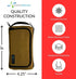 Sugar Medical Insulated Insulin Pen Case, Diabetic Care Products, Travel Case for Diabetic Supplies (Hamilton Brown)