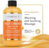 Cosmetasa Hot Cream Massage Gel with Massager Mitt - 87% Organic Cellulite Cream, 8.8 oz
