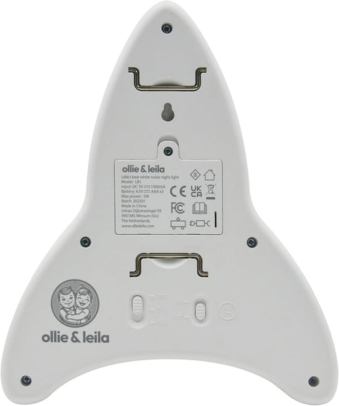 Ollie & Leila Ollie's Rocketship White Noise Machine with Night Light