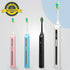 7AM2M Sonic Electric Toothbrush, High Power Rechargeable, 8 Brush Heads, 15 Adjustable Modes, White