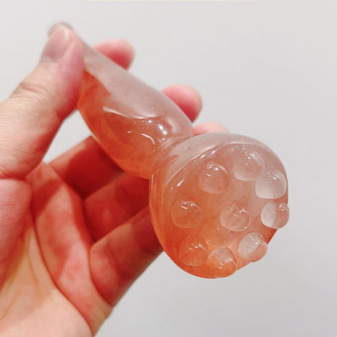 Mukete 2PCS Lymphatic Contour Face Lotus Seedpod Relax Massage Tool-Manual Massager Tool,Multifunctional Handheld