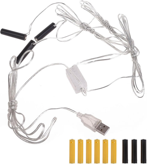 WAGHAVEN AAA Battery Eliminator, Replace AAA Batteries Power Supply Adapter, Fake Battery Power