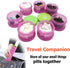 UVUBXT 7 Weekly Pill Organizer, Days Pill Case, Large Daily Travel Pill Case, Stackable Pill Box with Mosture Proof