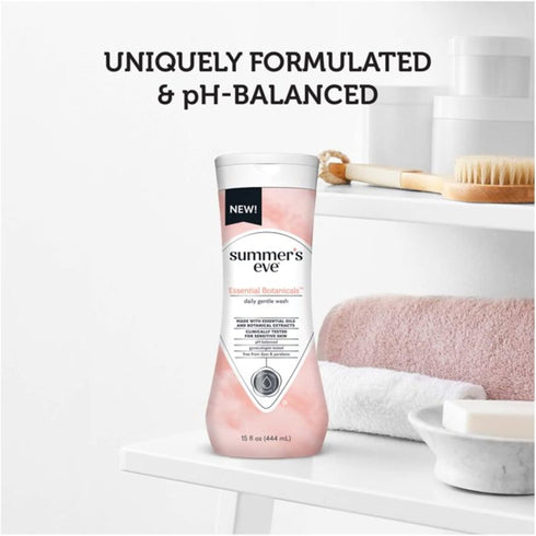 Summer's 15 oz Eve Essential Botanicals Feminine Wash, Essential Oils and Botanical Extracts