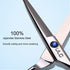 ULG Professional Hair Cutting Scissors 6.5 inch Right-Hand Razor Edge Barber Shears, Blue Japanese Stainless Steel