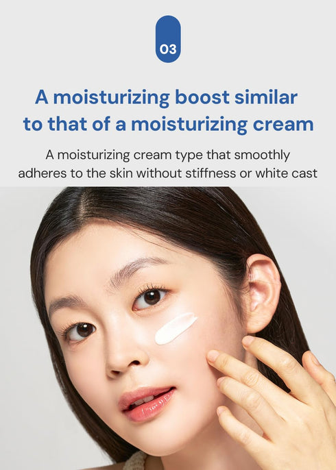THANKYOU FARMER Sun Project Water Sun Cream 1.75 Fl Oz (50ml) - Travel Size Face Sunscreen for Sensitive Skin, Korean.