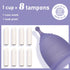 stunncup 12 Samll) Soft Menstrual Cup - Medical Grade Silicone Reusable Period Cup - BPA Free Comfortable Flexible