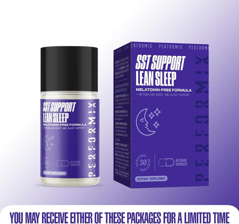 PERFORMIX - SST Support Lean Sleep, Herbal Sleep Aid Supplement, Gentle Nighttime Support, 60 Veggie Capsules