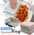 Usondeals Microfiber Cleaning Rag, Super Absorbent Reusable Scouring Towels for Kitchen and Bathroom (5 PCS, 11.8")