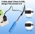 HaiNXC 2 Pack 3.7V 800mAh DC Li-ion Rechargeable Battery for Toy Car, Double Sided RC Stunt Car, Small RC Boat