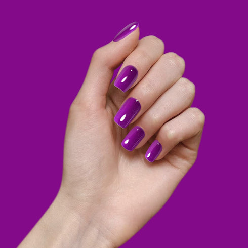 Vishine Gelpolish Professional Manicure Salon UV LED Soak Off Gel Nail Polish, Color Purple (1338)