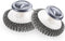 2Pcs Stainless Steel Scrubber with Handle, Steel Wool Scrubbing Brush Pad for Cleaning Kitchen Dishes, Pots, Pans