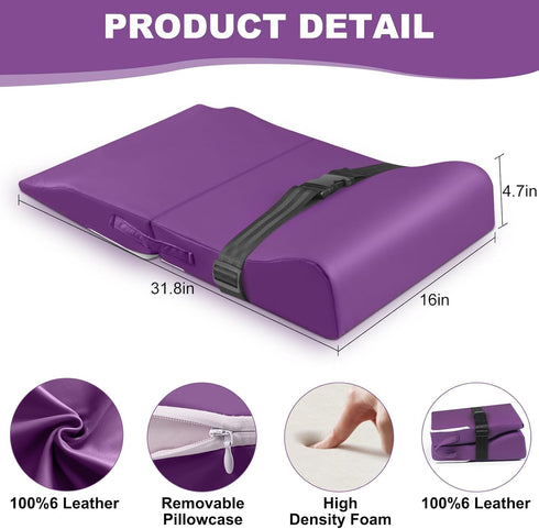 XYDongtong Hair Washing Station for Kids, Sink Shampoo Foam Pad, Anti-Tip Ergonomic Shampoo Neck Support for Kids