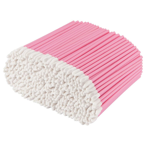Pink Lip Wands Applicators Disposable, Vaincre 500PCS Lip Brush & Makeup Applicator Beauty Tool Kits
