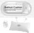 Bathtub Pillow, Non-Slip Bathtub Spa Pillow Bath Cushion Bathtub Pillow Head Neck Support with Suction Cups for Spa or Bath
