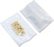 PABCK 300 Pcs 2.4x3.5 inch Plastic Heat Seal Bags for Food Storage, Mini Packaging with Tear Notches
