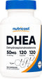 Nutricost DHEA 50mg | 120 Capsules | Gluten-Free, Soy-Free, Non-GMO