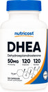 Nutricost DHEA 50mg | 120 Capsules | Gluten-Free, Soy-Free, Non-GMO