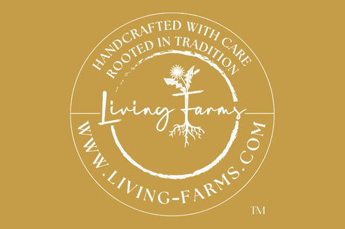 Living Farms (4oz, Organic Poke Root Castor Oil | Vegan Lymphatic Support | Cysts, Boils, Fibroids, Swollen Lymph