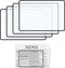 Wahijihe 4Pcs Page Magnifying Sheet,3X Lightweight Handhold Full Page Magnifier for Seniors and