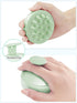 HEETA Scalp Massager Hair Growth, Scalp Scrubber with Soft Silicone Bristles for Hair Growth & Dandruff Removal, Hair Shampoo Brush for Scalp Exfoliator, Lime Green