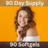 Advanced Absorption 200mg CoQ10 with Black Pepper Extract | 90 Softgels for Heart & Brain Health