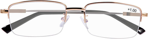 Progressive Multifocus Computer Reading Glasses, Blue Light Blocking Readers for Eye Protection