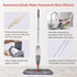 Spray Mop for Floor Cleaning, Domi-patrol Microfiber Floor Mop Dry Wet Mop Spray with 3 Washable Mop Pads & Refillable Bottle, Dust Cleaning Mop for Hardwood Laminate Tile Floors, Gray