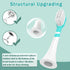 Kids Toothbrush Heads Compatible with Electric Philips Sonicare Handle, 8 Pack Green for Ages 3-7, Mini Brush Heads