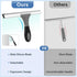 Detachable Silicon Shower Squeegee for Glass, Door, Mirror, Windows & Tile Walls, Portable Clean Tools with Hook &