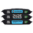 DUDE Wipes Flushable Wipes, 3 Pack of 144 Unscented Extra-Large Adult Wet Wipes with Vitamin-E & Aloe