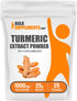 Turmeric Extract Powder by BulkSupplements.com - 1000mg, Gluten Free, 25g (Pack of 1)