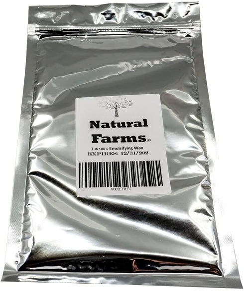 Non-GMO Emulsifying Wax Pastilles NF, 16 OZ for Cosmetics and Homemade Soap by Natural Farms